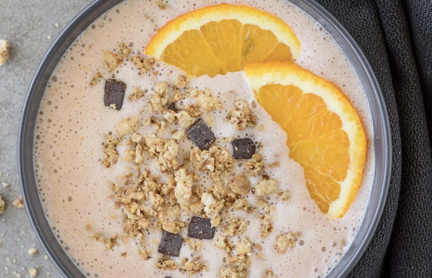 Choc Orange Smoothie Bowl