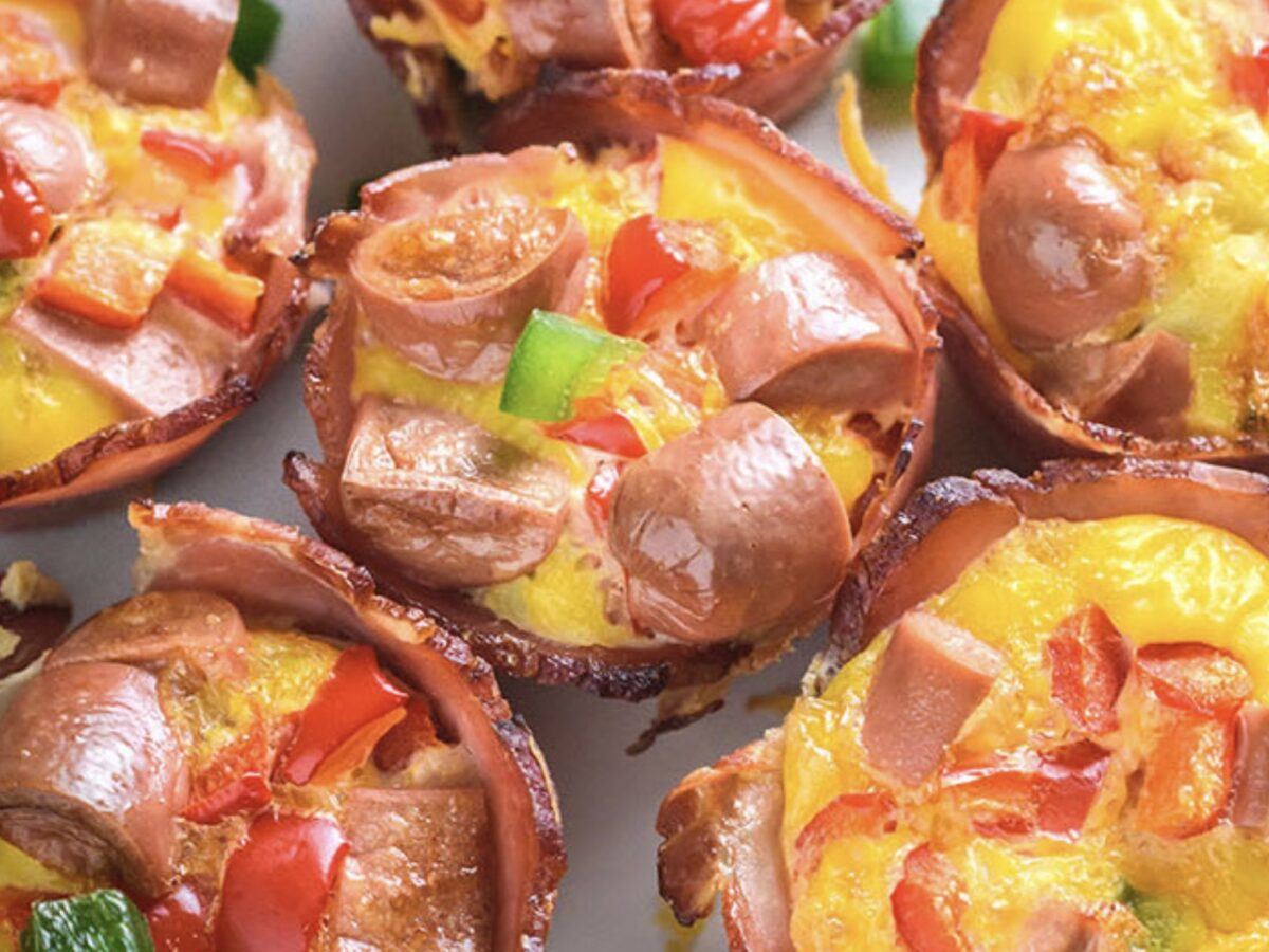 Egg Muffins (Sausage & Bacon)