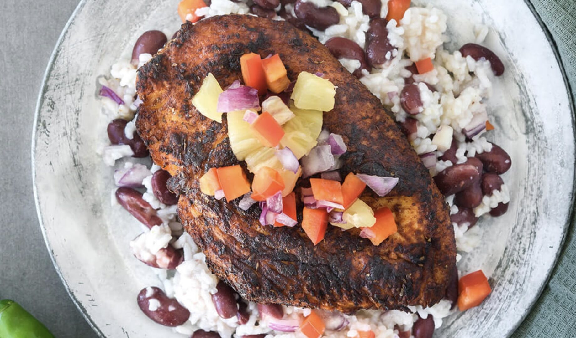 Cajun Turkey Steaks With Pineapple Salsa