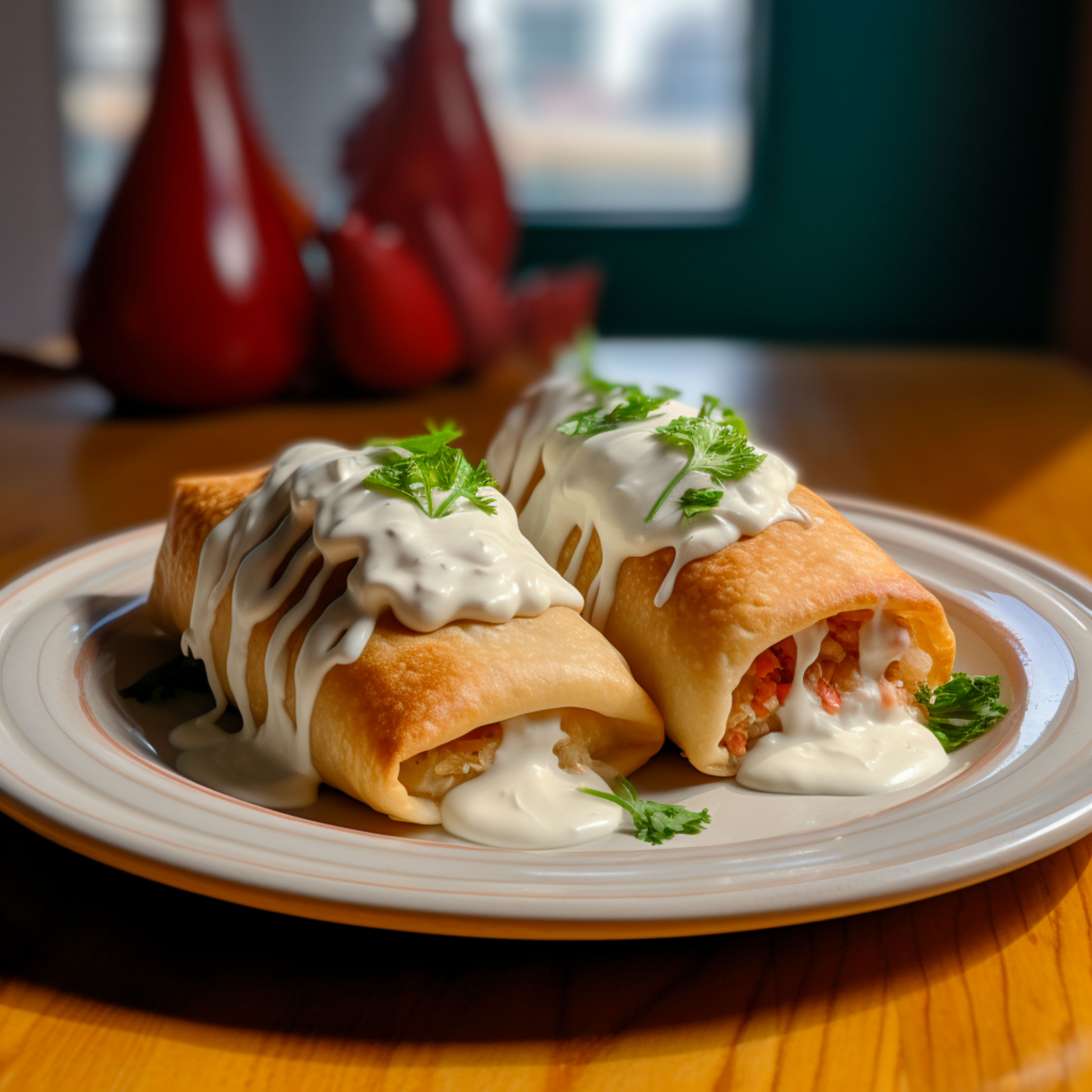 Chicken Chimichangas (Air Fryer)